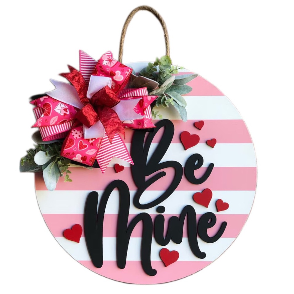 Valentines Day Welcome Door Sign